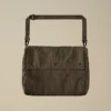 Bolso de hombro con diseño en espiga