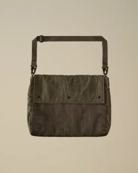 Bolso de hombro con diseño en espiga