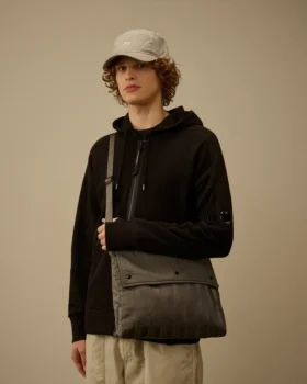Bolso de hombro con diseño en espiga