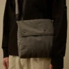 Bolso de hombro con diseño en espiga