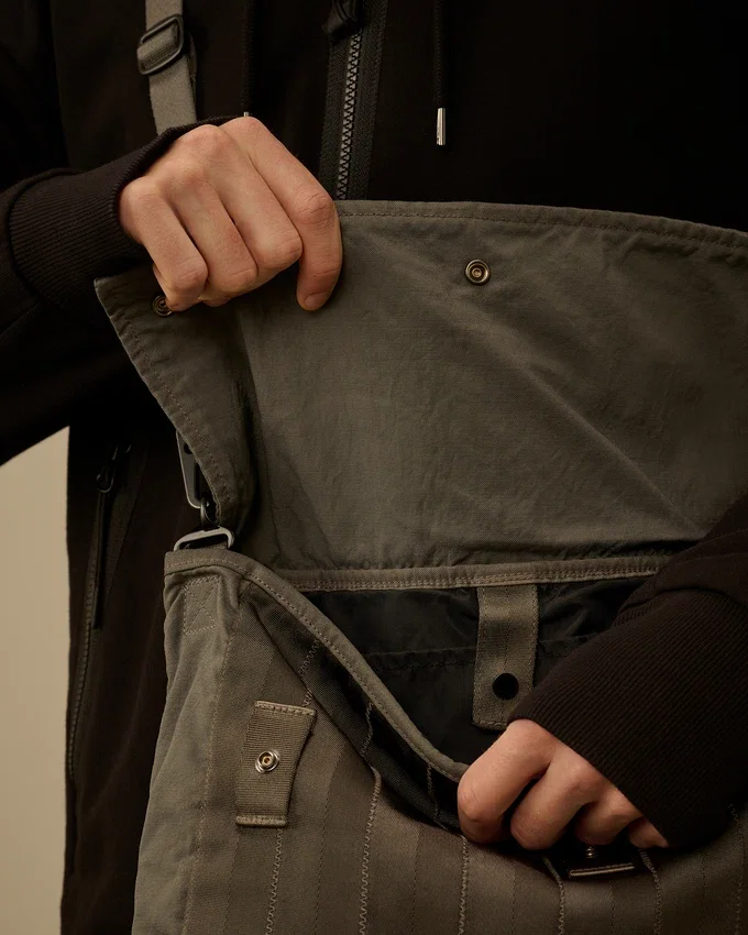 Bolso de hombro con diseño en espiga