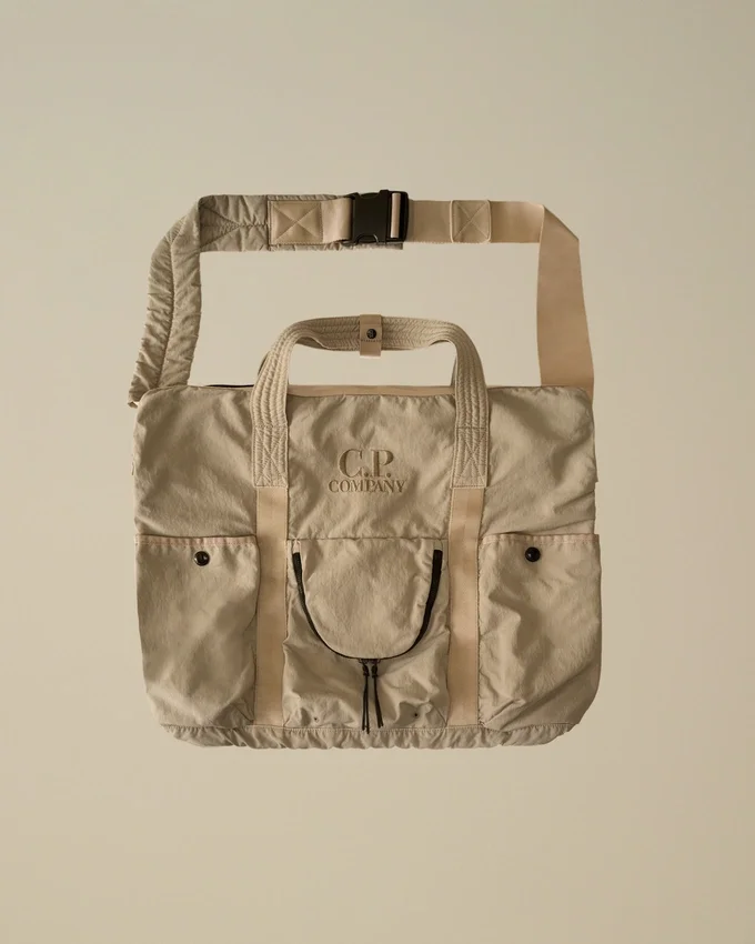 Bolso tote de sarga