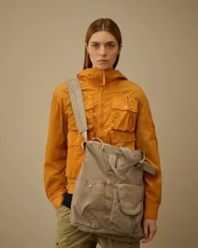 Bolso tote de sarga