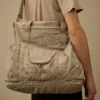 Bolso tote de sarga