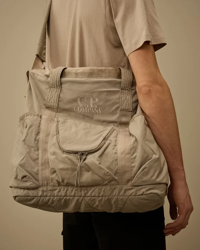 Bolso tote de sarga