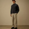 Camisa de lino de manga larga con botones de Lens