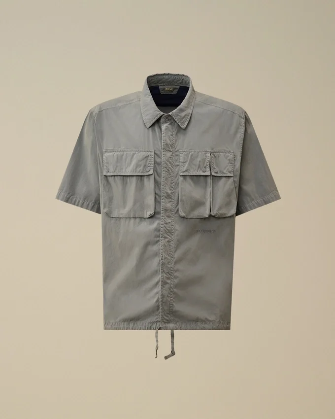 Camisa de manga corta con cremallera 50 Fili
