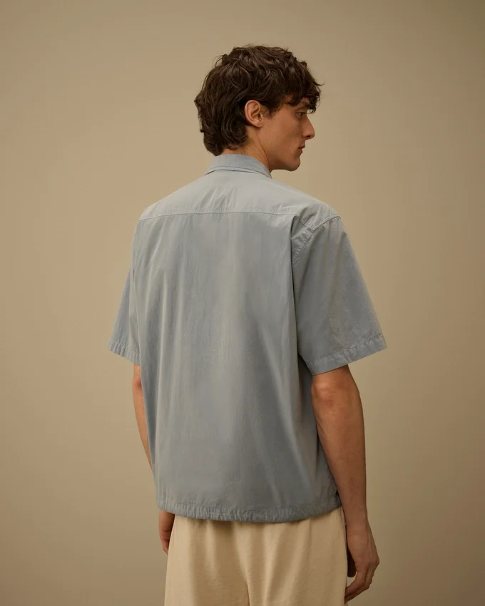 Camisa de manga corta con cremallera 50 Fili