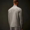 Camisa de manga larga con botones de gabardina de la Metropolis Series