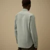 Camisa de manga larga «Lens» de gabardina orgánica