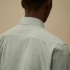 Camisa de manga larga «Lens» de gabardina orgánica