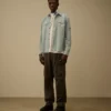 Camisa de manga larga «Lens» de gabardina orgánica