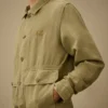 Camisa de sarga rota con botones