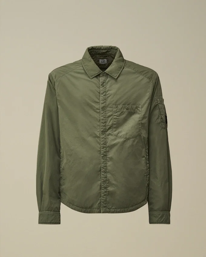 Camisa exterior acolchada con lentes Chrome-R