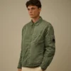 Camisa exterior acolchada con lentes Chrome-R