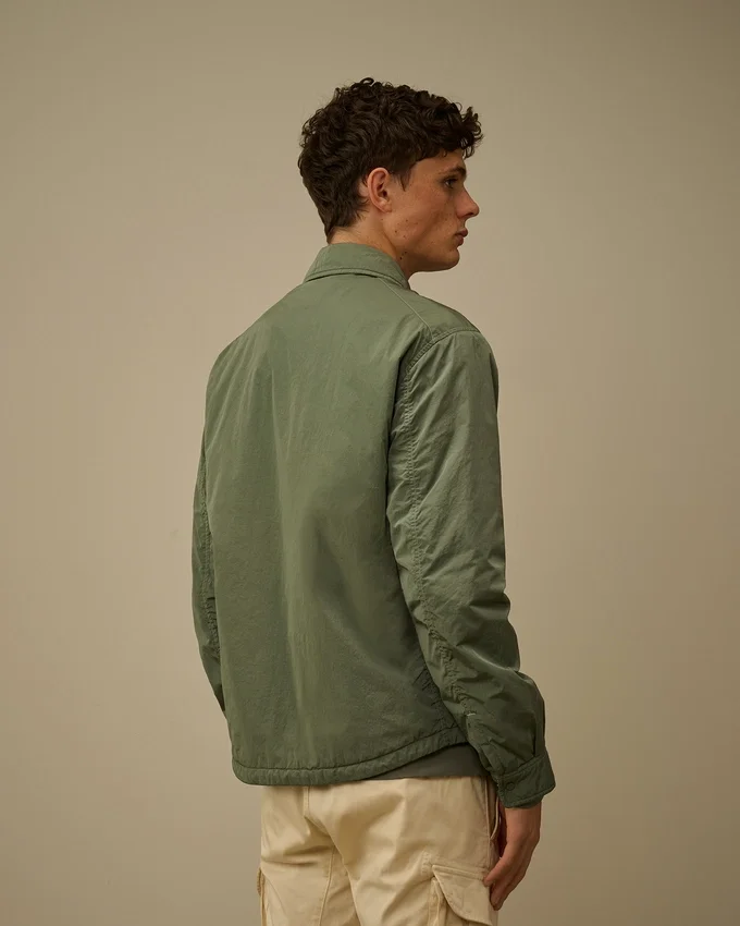 Camisa exterior acolchada con lentes Chrome-R