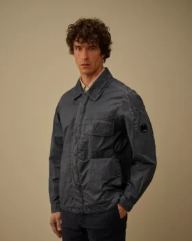 Camisa exterior con cremallera «Lens» de 50 Fili Wax
