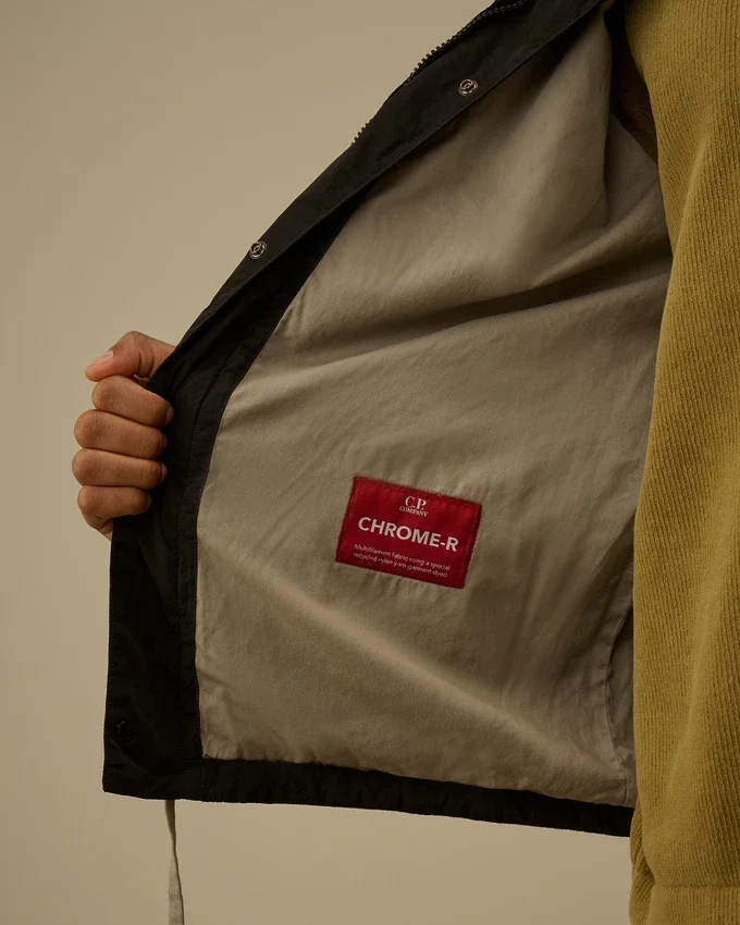 Camisa exterior con cremallera y estampado Chrome-R