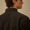 Camisa oversize de algodón ripstop con botones y detalle de Lens