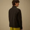 Camisa oversize de algodón ripstop con botones y detalle de Lens