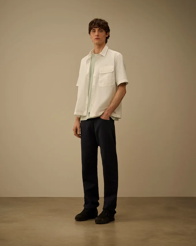 Camisas de manga corta de popelín