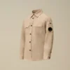 Camisas de manga larga con botones de lino U16