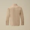 Camisas de manga larga con botones de lino U16