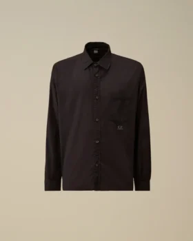 Camisas de manga larga con botones de mussola ligera