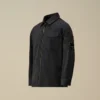 Camisas de manga larga con cremallera de gabardina de algodón U16