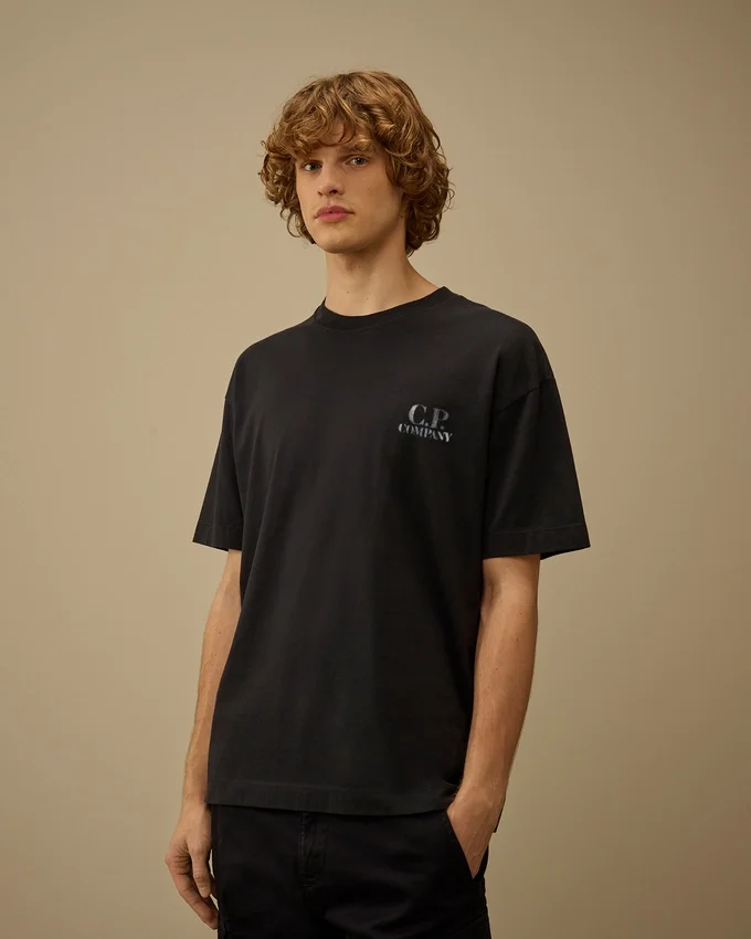 Camiseta con logotipo «Comfort» de jersey 30/1