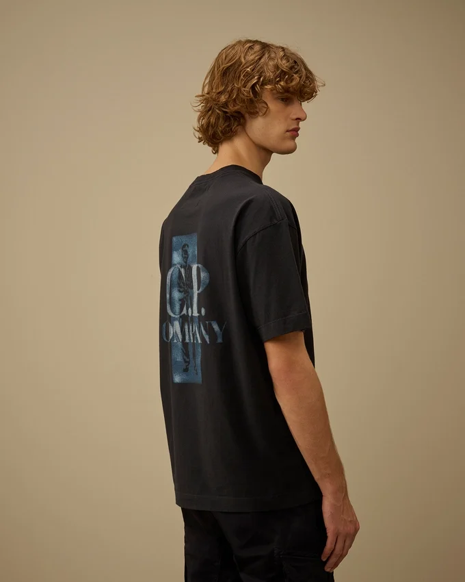Camiseta con logotipo «Comfort» de jersey 30/1
