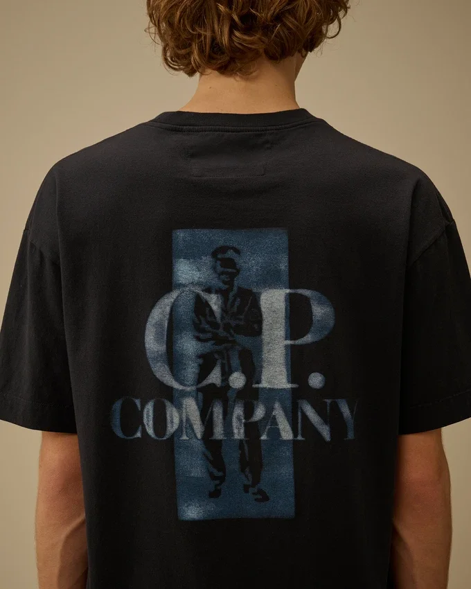 Camiseta con logotipo «Comfort» de jersey 30/1