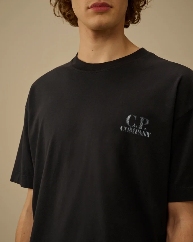 Camiseta con logotipo «Comfort» de jersey 30/1