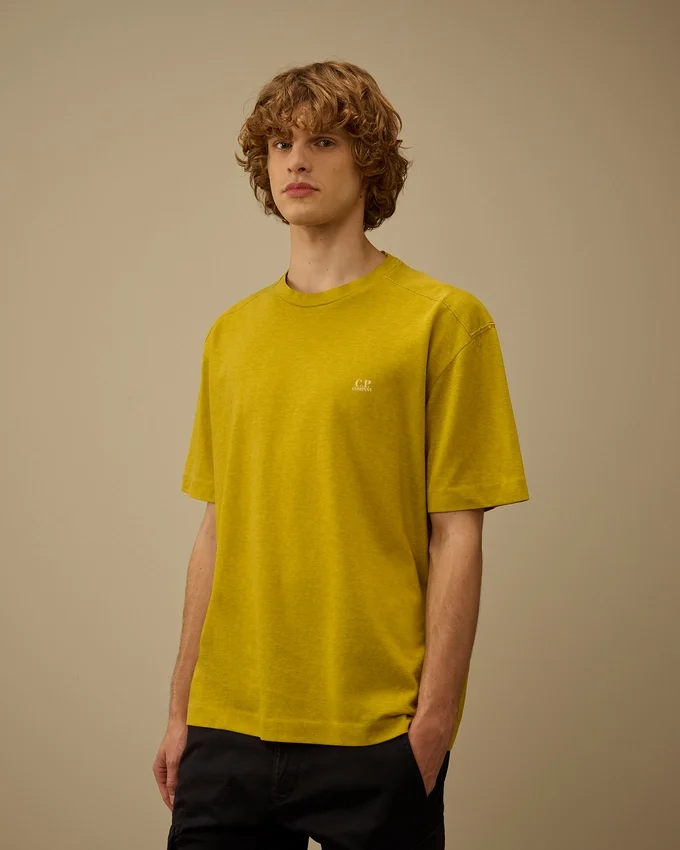 Camiseta de jersey 20/1 con logotipo estampado