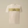 Camiseta de manga corta a rayas de jersey 30/1