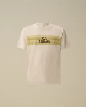 Camiseta de manga corta a rayas de jersey 30/1