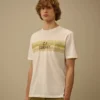 Camiseta de manga corta a rayas de jersey 30/1