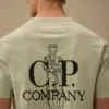 Camiseta de manga corta con bordado de jersey 1020