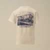 Camiseta de manga corta con estampado «U16», confeccionada en jersey de algodón 30/1