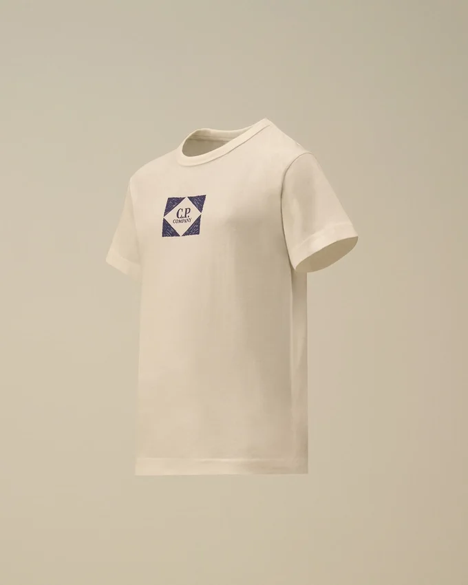 Camiseta de manga corta con estampado «U16», confeccionada en jersey de algodón 30/1
