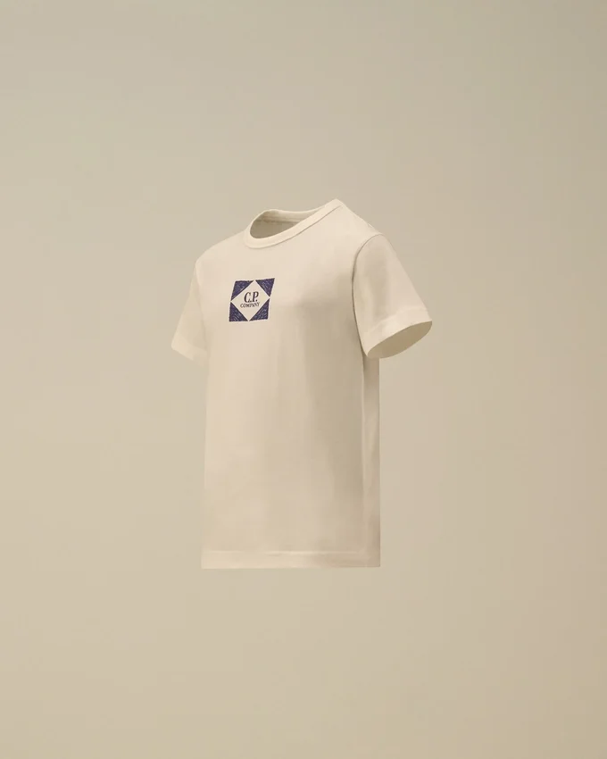 Camiseta de manga corta con estampado «U16», confeccionada en jersey de algodón 30/1