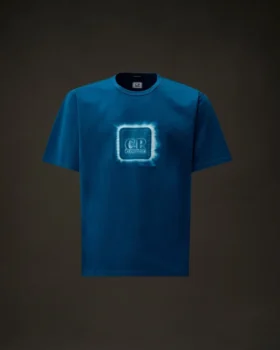 Camiseta de manga corta con insignia de la Metropolis Series, confeccionada en jersey mercerizado