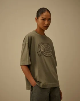 Camiseta de manga corta con logo de corte cuadrado de jersey 20/1