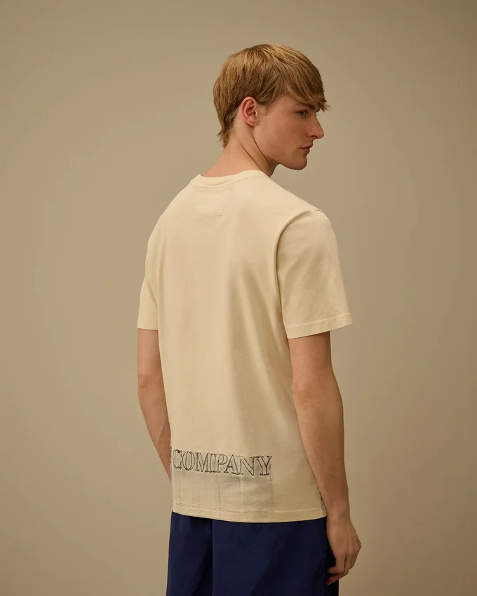 Camiseta de manga corta con logotipo de jersey 24/1