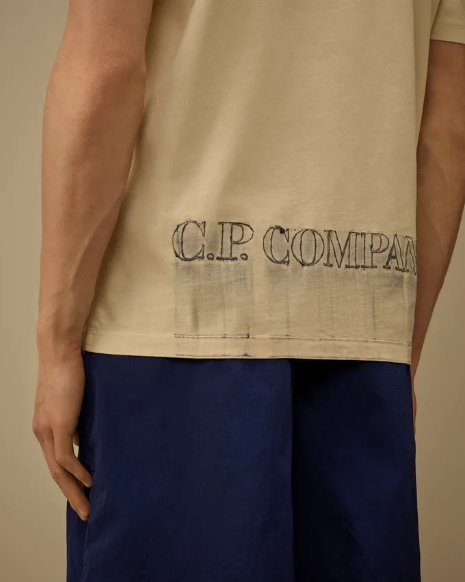 Camiseta de manga corta con logotipo de jersey 24/1