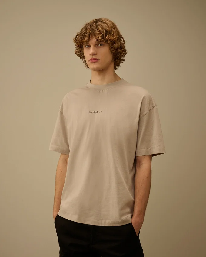 Camiseta de manga corta con logotipo de jersey 30/1