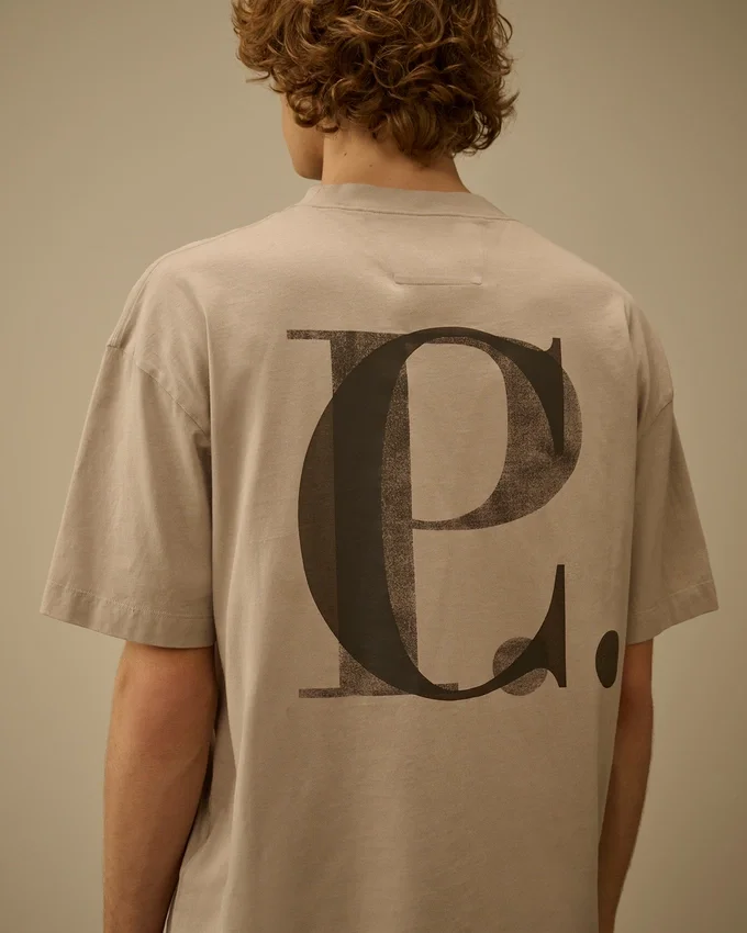 Camiseta de manga corta con logotipo de jersey 30/1