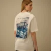 Camiseta de manga corta con logotipo de jersey compacto 20/1