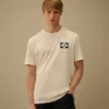 Camiseta de manga corta con logotipo de jersey compacto 20/1