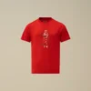 Camiseta de manga corta con logotipo de jersey de algodón 30/1 para menores de 16 años